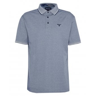 Barbour Men's Blue Heydon Tech Polo Shirt