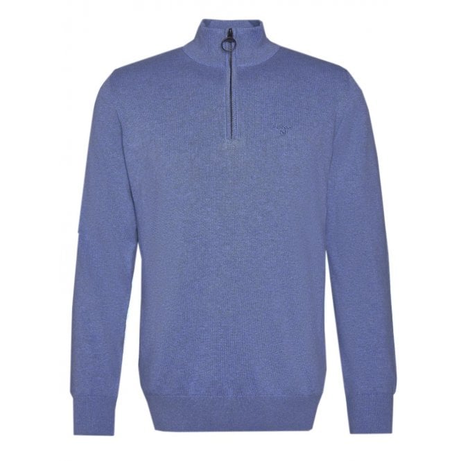 Barbour Heritage Barbour Men's Bluestone Half Zip Cotton Knitted Jumper
