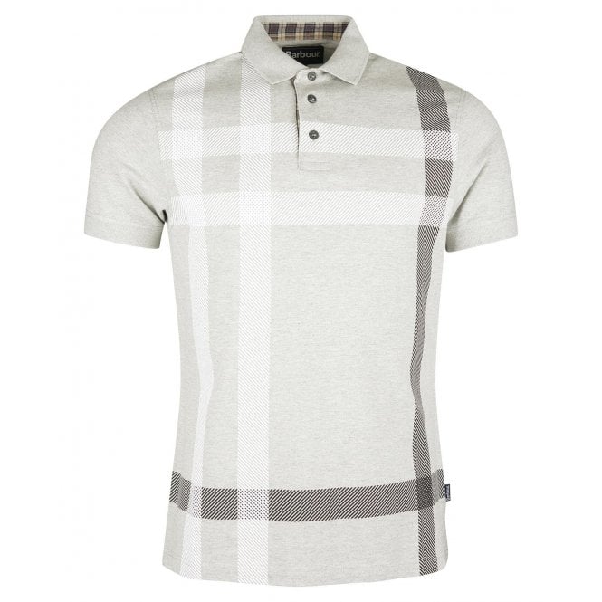 Barbour Heritage Barbour Men's Grey Marl Blaine Polo Shirt
