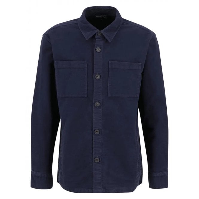 Barbour Heritage Barbour Men's Navy Moleskin Overshirt