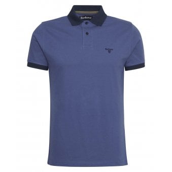Barbour Men's Oceana Blue Lynmouth Polo Shirt