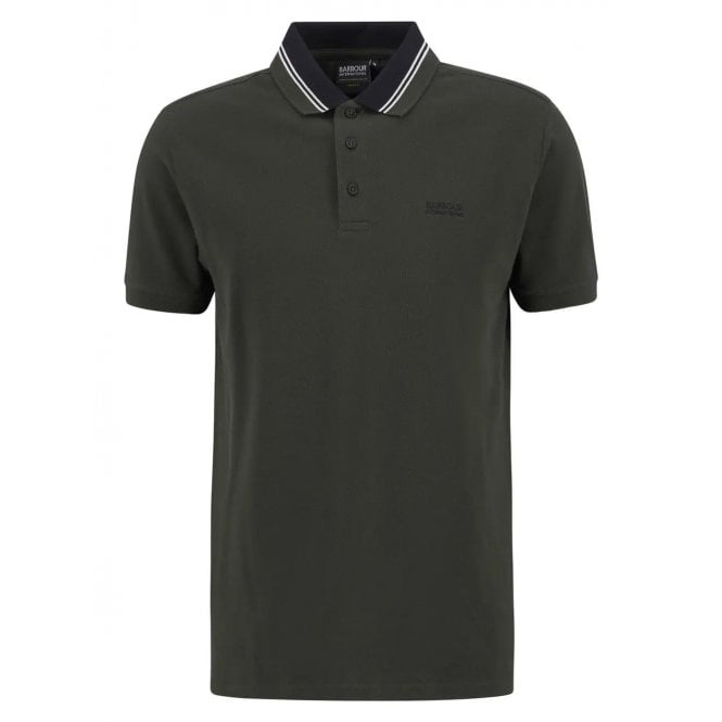 Barbour Heritage Barbour Men's Sage Bruce Tipped Polo Shirt