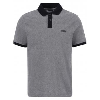 Barbour Men's Black Morely Oxford Polo Shirt
