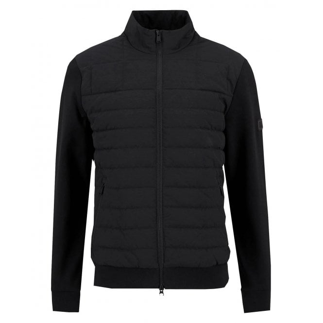 Barbour International Collins Baffle Black Quilted Jacket