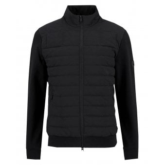 Barbour International Collins Baffle Black Quilted Jacket