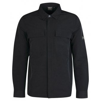 Barbour International Men's Black Cylinder Overshirt 