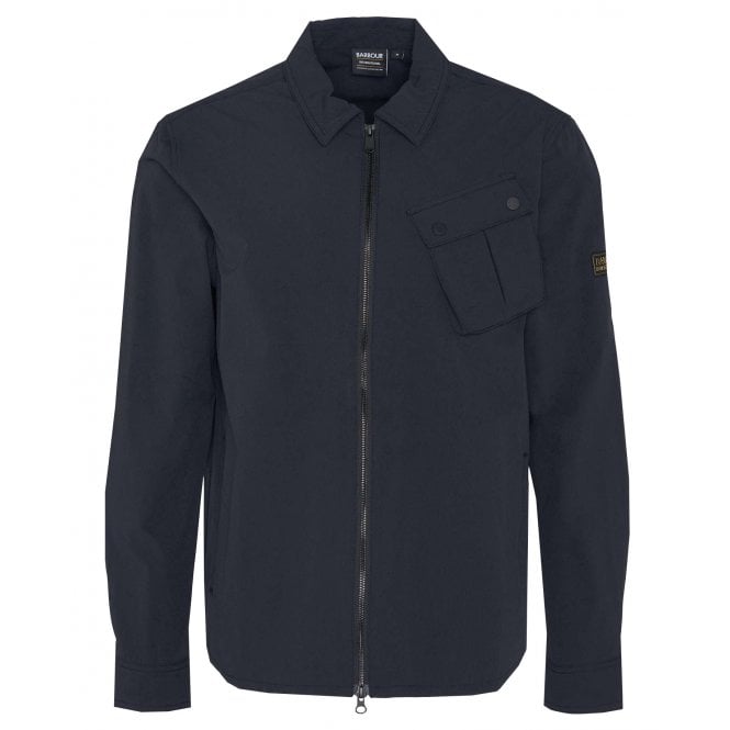 Barbour International Men's Black Flex Overshirt