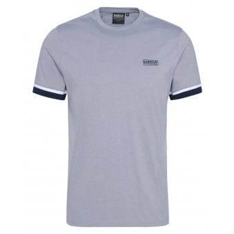 Barbour International Men's Evan Pale Slate Grey T-shirt