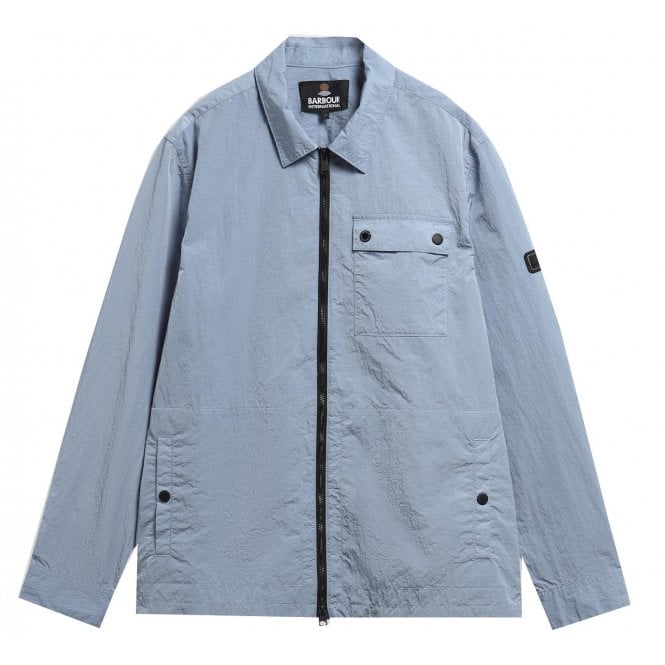 Barbour International Men's Light Blue Inline Overshirt