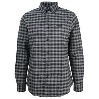 Barbour International Men's Tailored Check Long Sleeved Cable Shirt