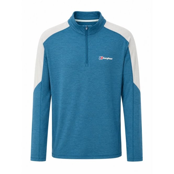 Berghaus Men's Blue/Grey Farndale Long Sleeved Tech T-shirt