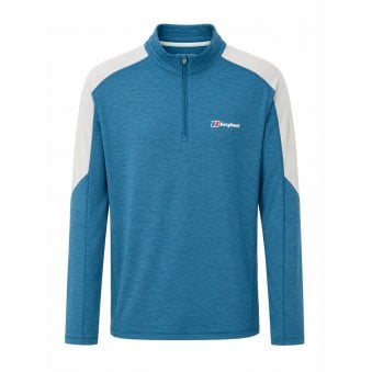 Berghaus Men's Blue/Grey Farndale Long Sleeved Tech T-shirt