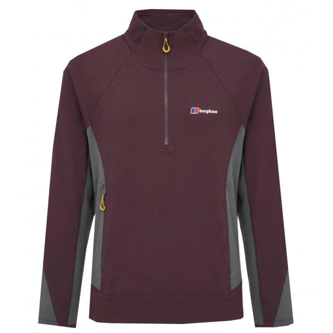 Berghaus Men's Dark Purple Wavertree Half Zip