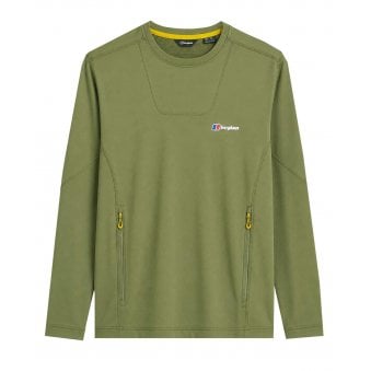 Berghaus Men's Green Greenbank Crew Neck Top