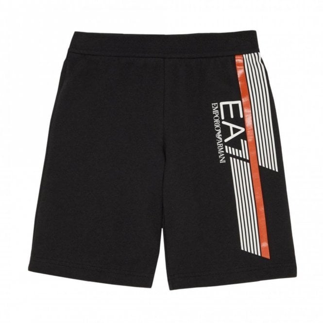 Emporio Armani EA7 Boy's Black Shorts