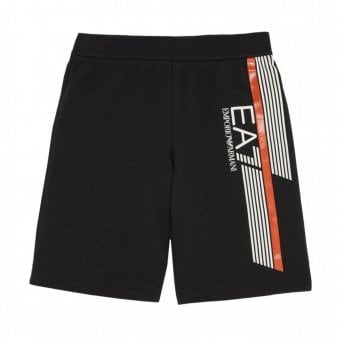 Emporio Armani EA7 Boy's Black Shorts