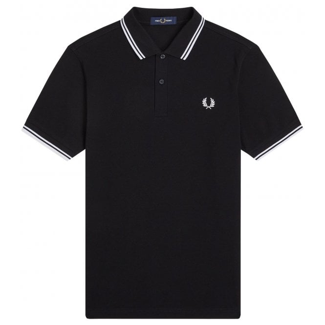 Fred Perry Men's Black Polo Shirt