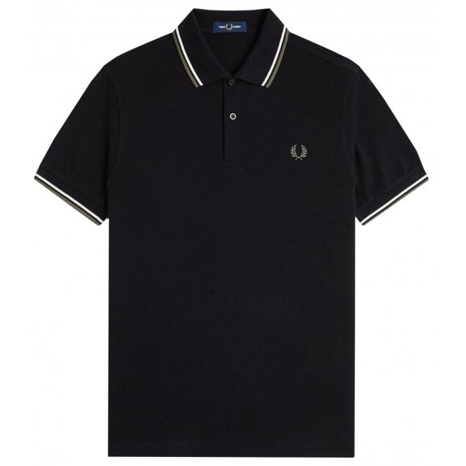 Fred Perry Men's Black Polo Shirt