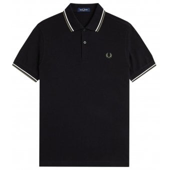 Fred Perry Men's Black Polo Shirt