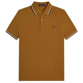 Fred Perry Men's Dark Caramel Polo Shirt