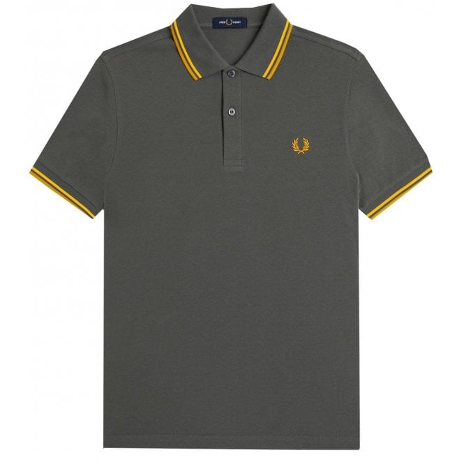 Fred Perry Men's Grey Polo Shirt
