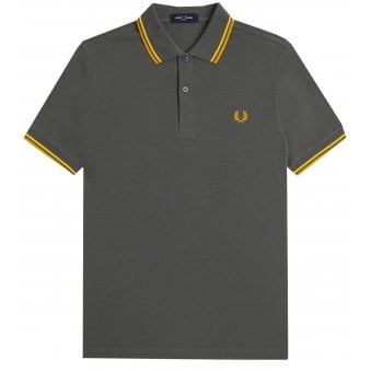 Fred Perry Men's Grey Polo Shirt