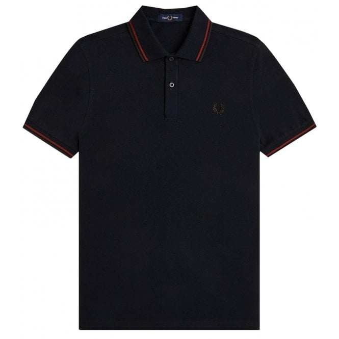 Fred Perry Men's Navy Polo Shirt