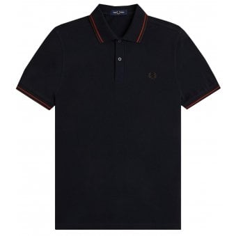 Fred Perry Men's Navy Polo Shirt