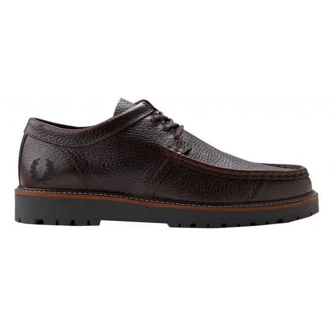 Fred Perry Rich Brown Leather Kenny Shoe
