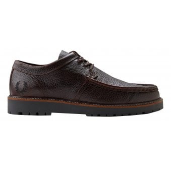 Fred Perry Rich Brown Leather Kenny Shoe