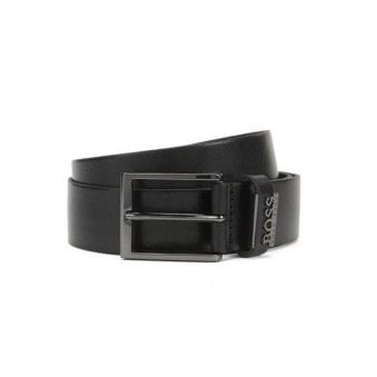 Hugo Boss Men's Senol Black Leather Belt