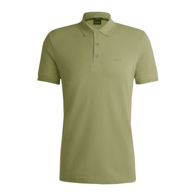 Hugo Boss Athleisure Hugo Boss Beige/ Khaki Paddy Polo Shirt