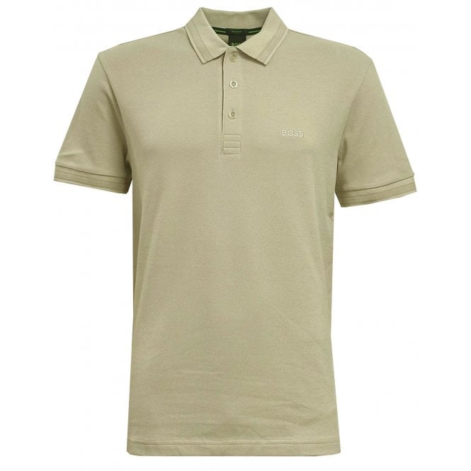 Hugo Boss Athleisure Hugo Boss Beige Paddy Polo Shirt