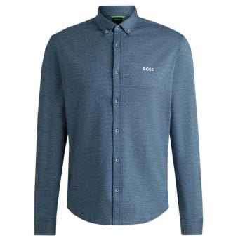 Hugo Boss Blue Motion Long Sleeved Shirt