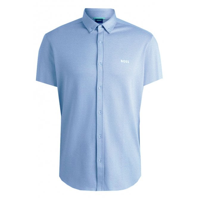 Hugo Boss Athleisure Hugo Boss Blue Motion Short Sleeved Shirt