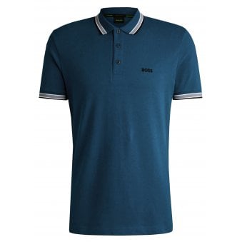 Hugo Boss Blue Paddy Polo Shirt