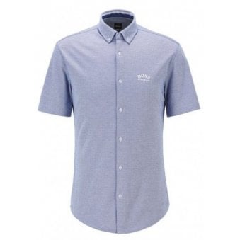 Hugo Boss Blue Short sleeved Shirt