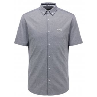 Hugo Boss Dark Grey BIADIA_R Short Sleeved Shirt.