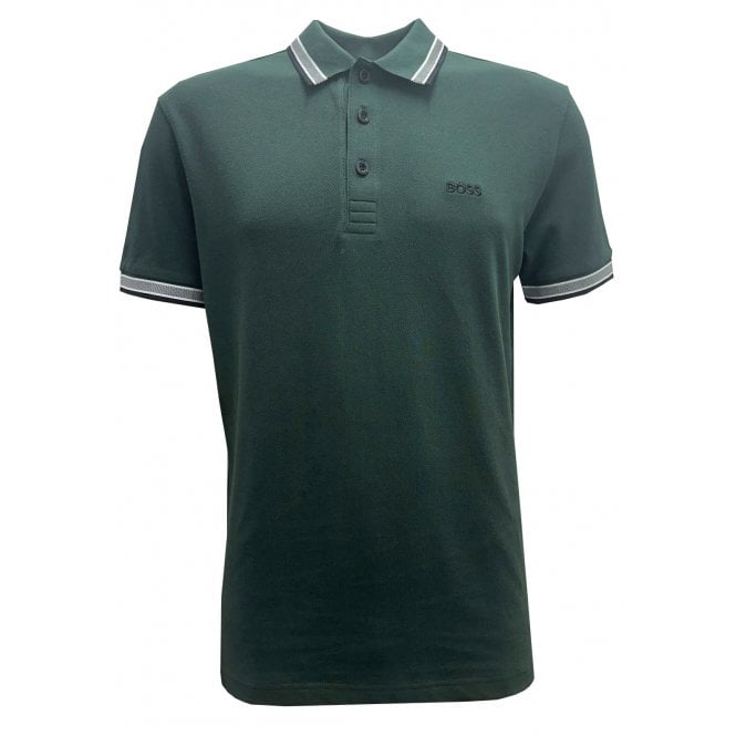 Hugo Boss Athleisure Hugo Boss Green Paddy Polo Shirt