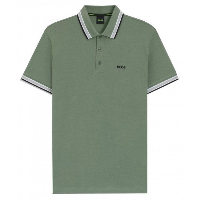 Hugo Boss Athleisure Hugo Boss Green Paddy Polo Shirt