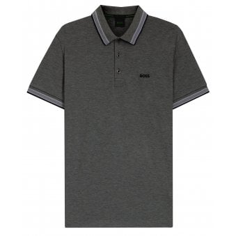 Hugo Boss Grey Paddy Polo Shirt