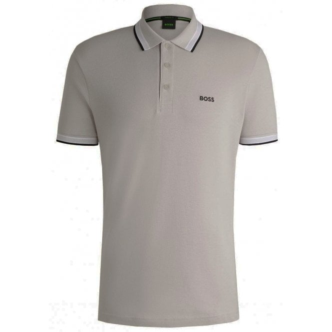 Hugo Boss Athleisure Hugo Boss Light Grey Paddy Polo Shirt