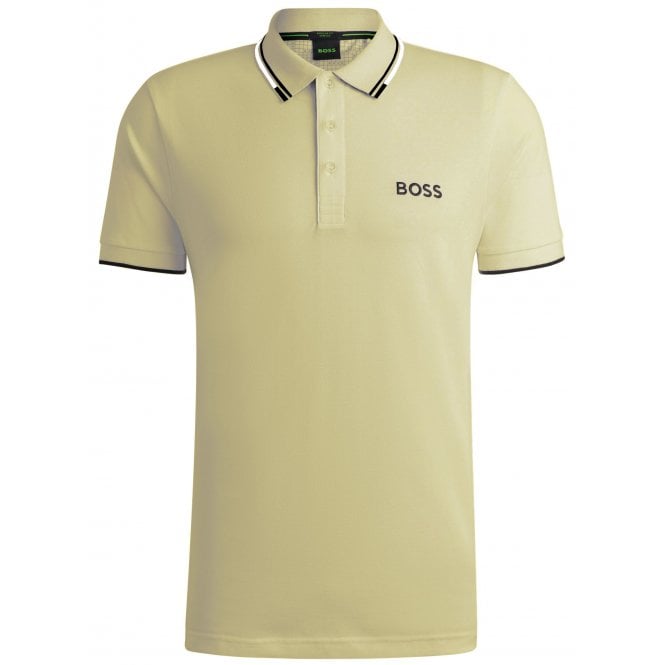 Hugo Boss Athleisure Hugo Boss Men's Beige Paddy Pro Polo Shirt