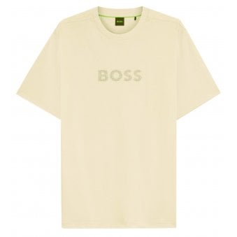Hugo Boss Men's Beige Terrace Logo T-shirt