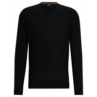 Hugo Boss Men's Black Avac Jumper