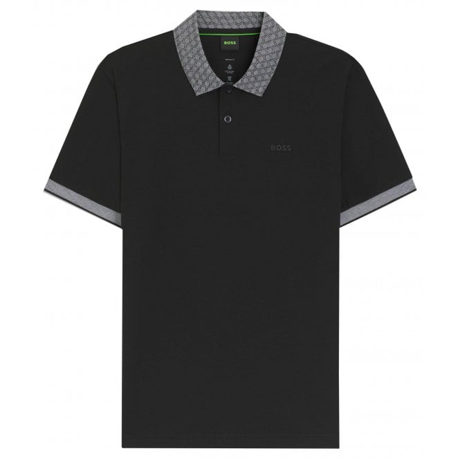Hugo Boss Athleisure Hugo Boss Men's Black Chip Paddy polo shirt