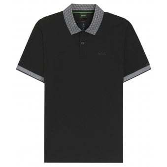 Hugo Boss Men's Black Chip Paddy polo shirt
