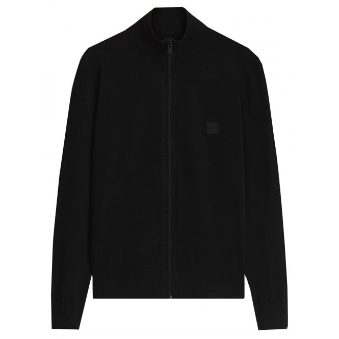 Hugo Boss Athleisure Hugo Boss Men's Black Kano Knitted Zip Jacket