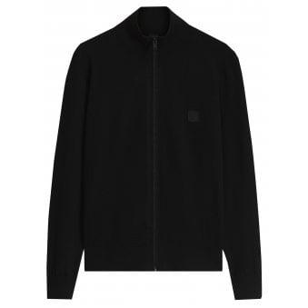 Hugo Boss Men's Black Kano Knitted Zip Jacket