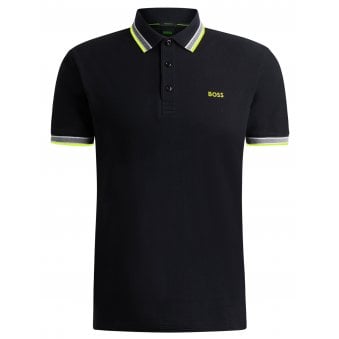 Hugo Boss Men's Black Paddy Polo Shirt